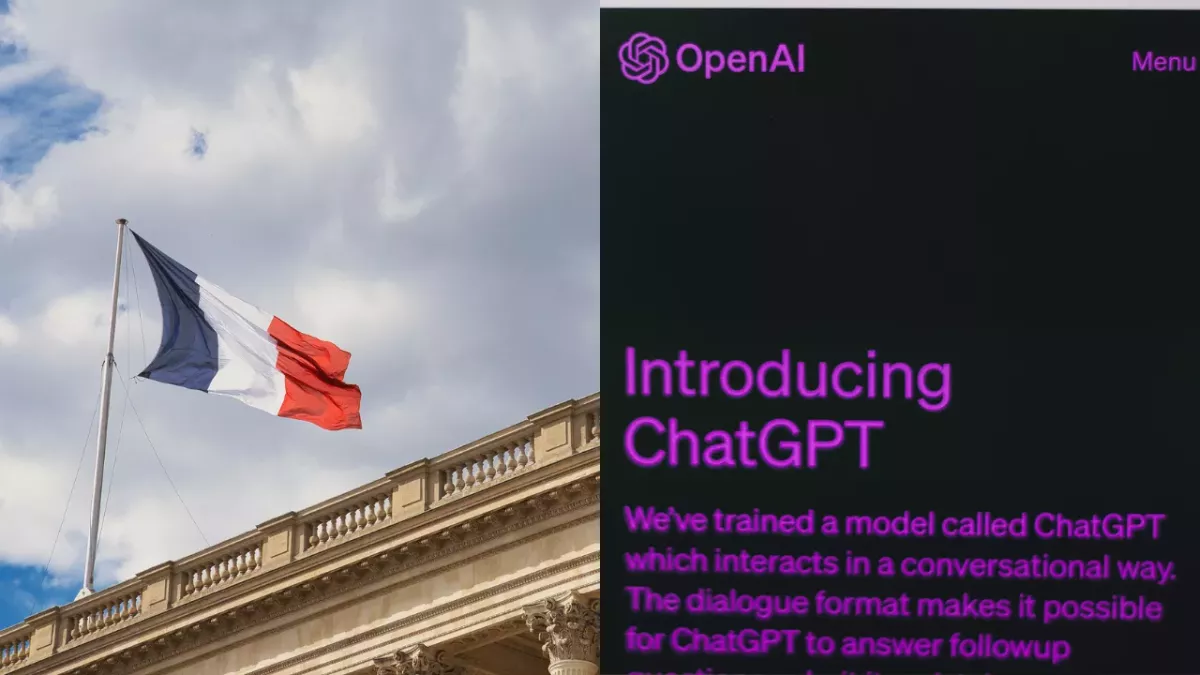 Le drapeau français et ChatGPT 
