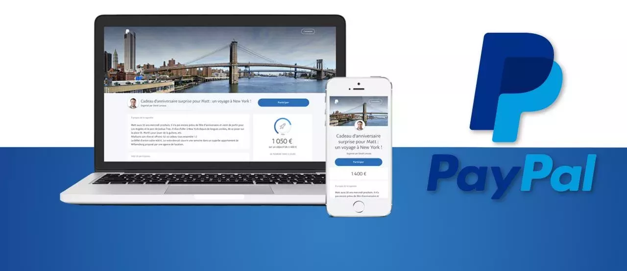 paypal cagnotte en ligne comment faire