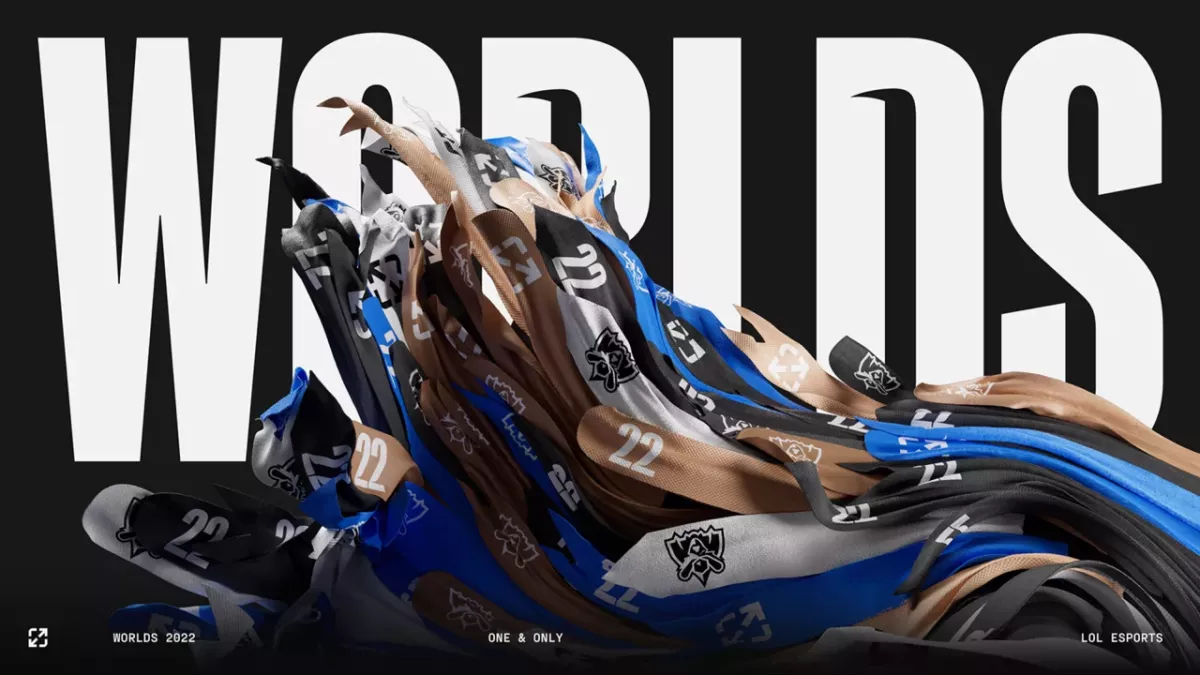 Affiche promotionnelle des championnats du monde de League of Legends