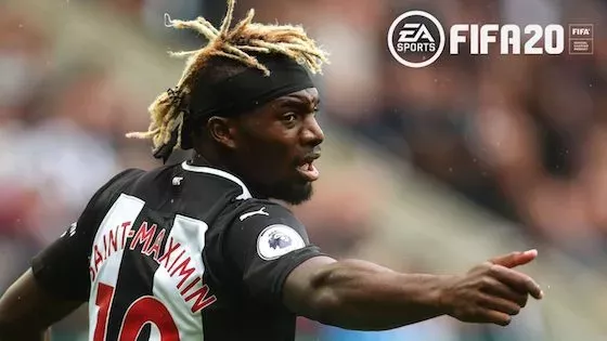 Allan Saint-Maximin a gentiment interpellé EA Sports concernant sa tête dans le jeu FIFA 20