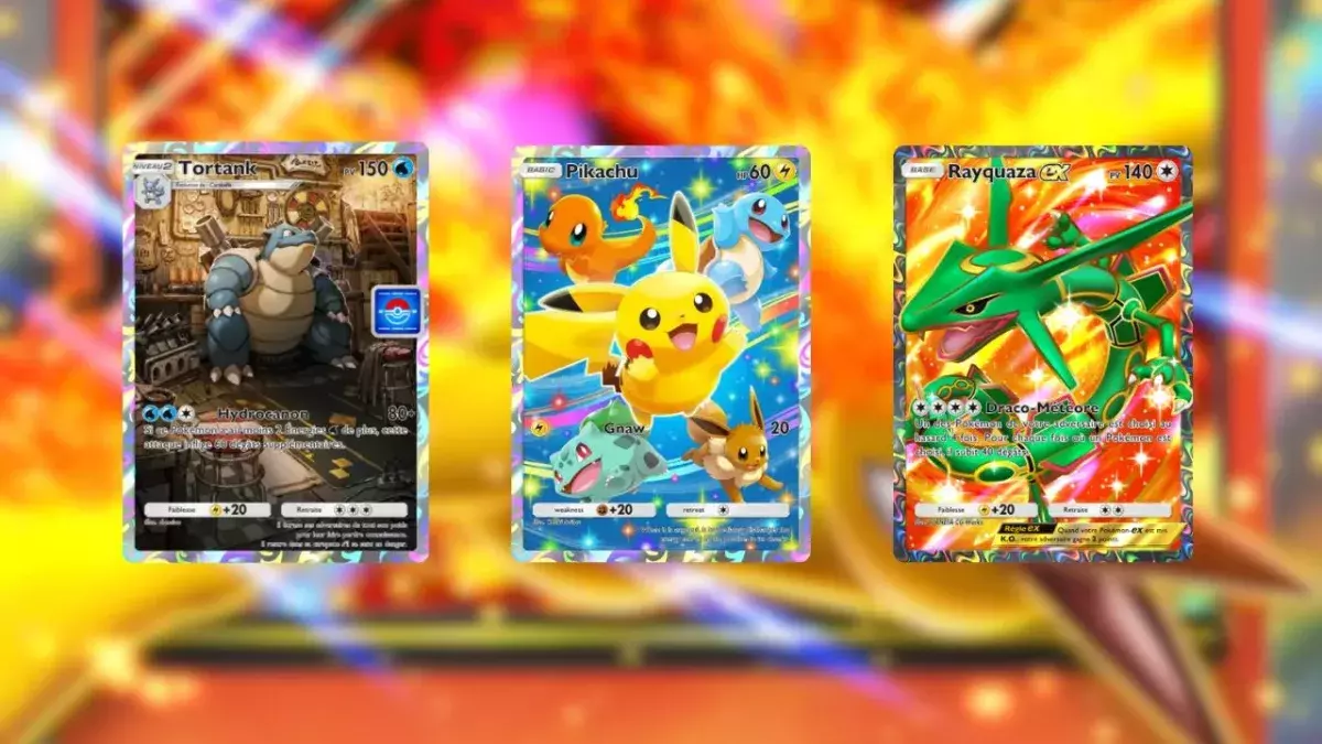 Cartes les plus rares de Pokémon Pocket