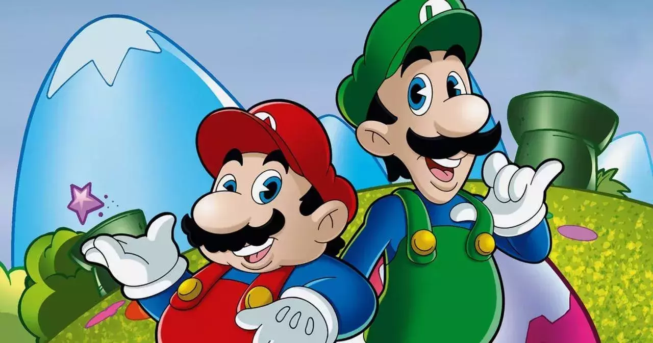 dessin animé mario