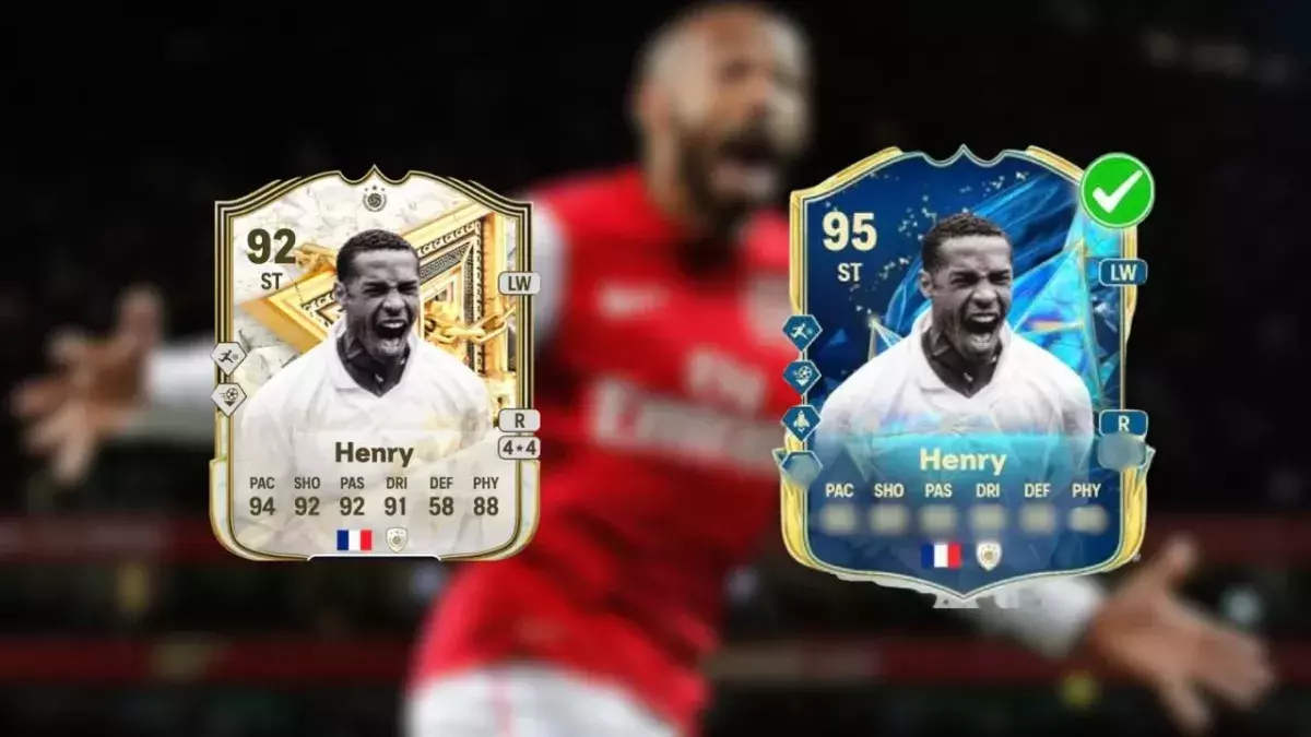 FC 25 Thierry Henry évolution 95