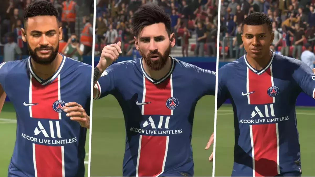 FIFA 22 notes joueurs PSG Messi Neymar Mbappé