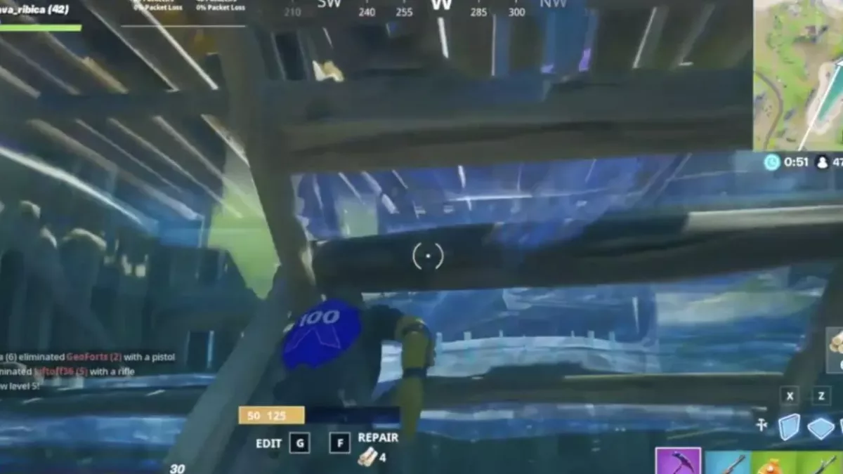 Il est possible de se noyer sur Fortnite