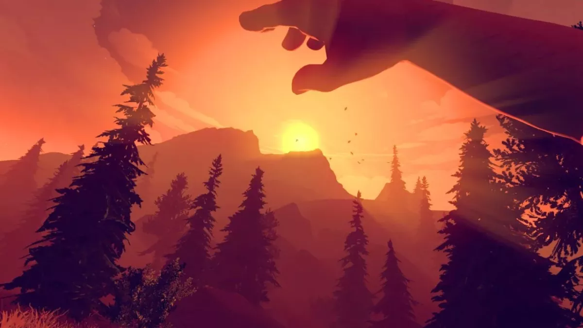 Jeu en monde ouvert promo Steam Firewatch