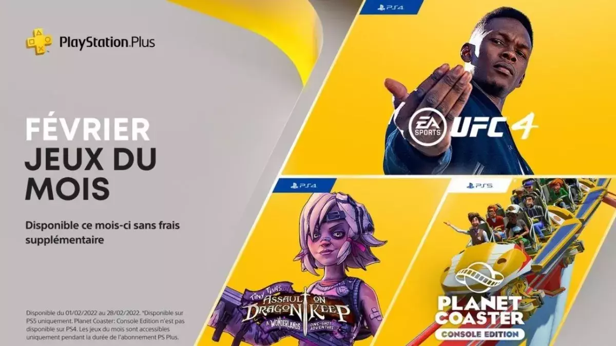 Jeux PS Plus du mois de février
