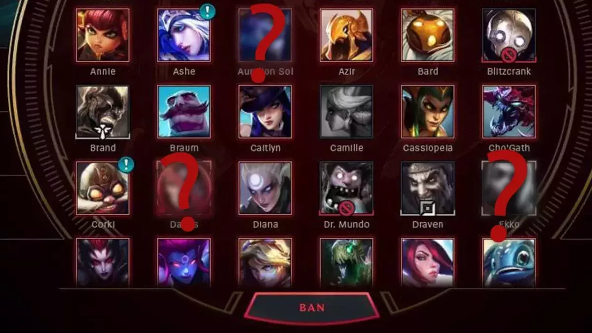 League of Legends : ces 3 champions à toujours ban (patch 11.22)