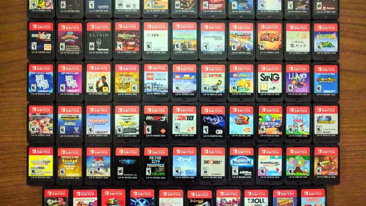 Cartouches de jeu Switch