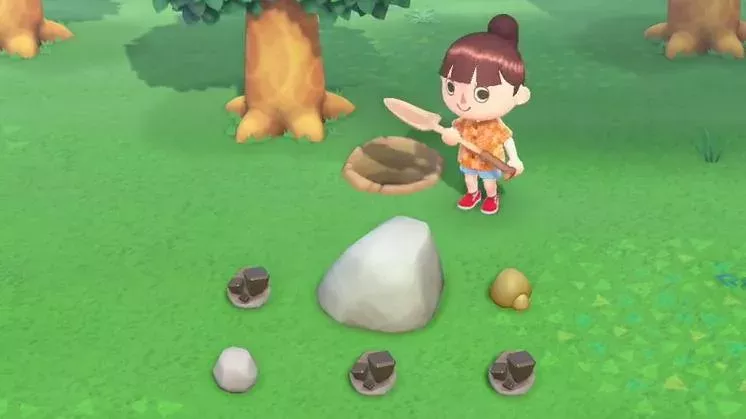 Comment trouver des pépites de fer, d'or et d'argile dans Animal Crossing New Horizons ?