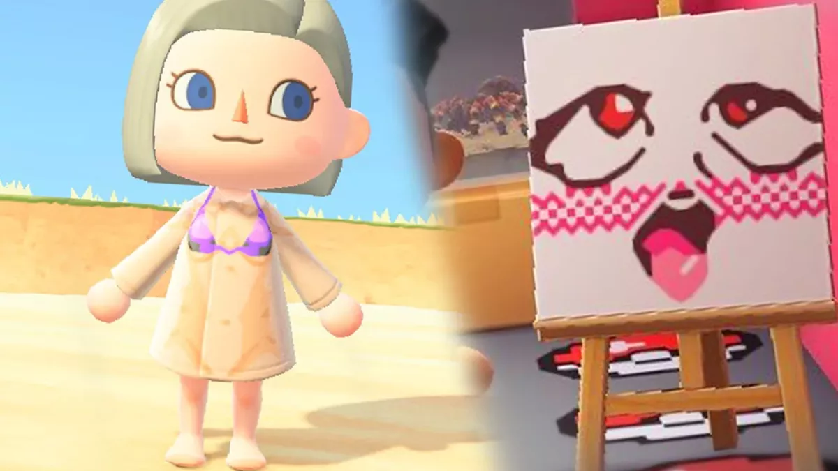 Qui l'eut cru : les joueurs créent toutes sortes de coquineries dans Animal Crossing