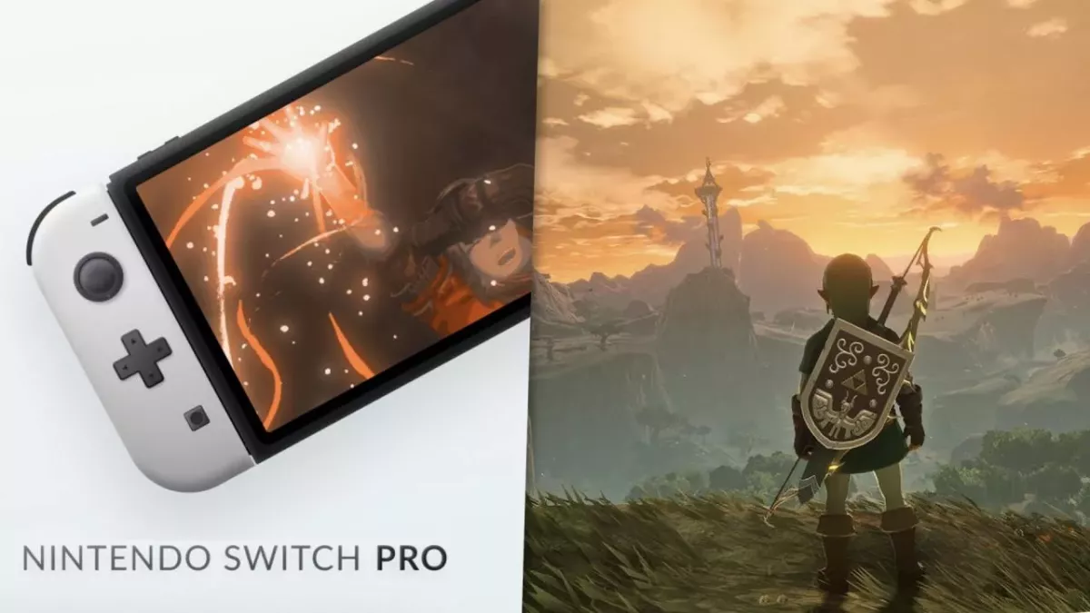 switch pro 4k zelda