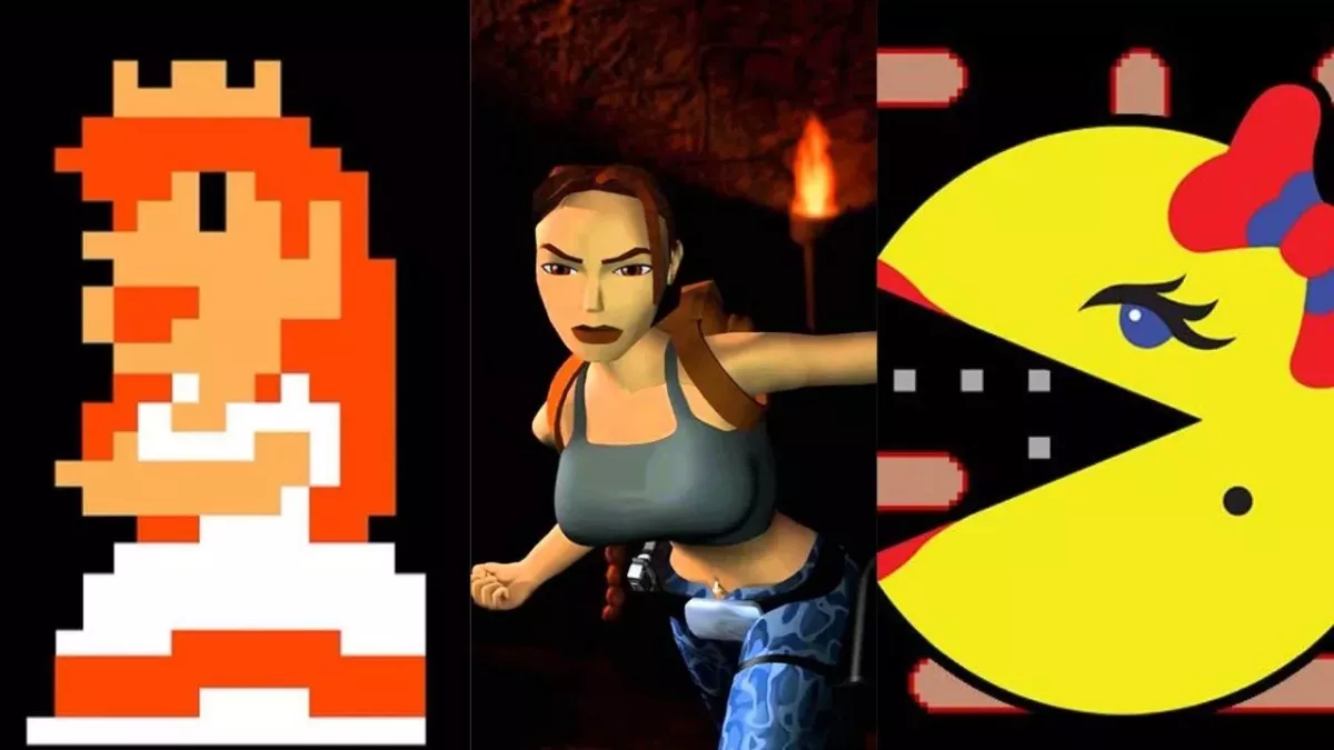 Peach, Lara croft, Ms. Pacma,