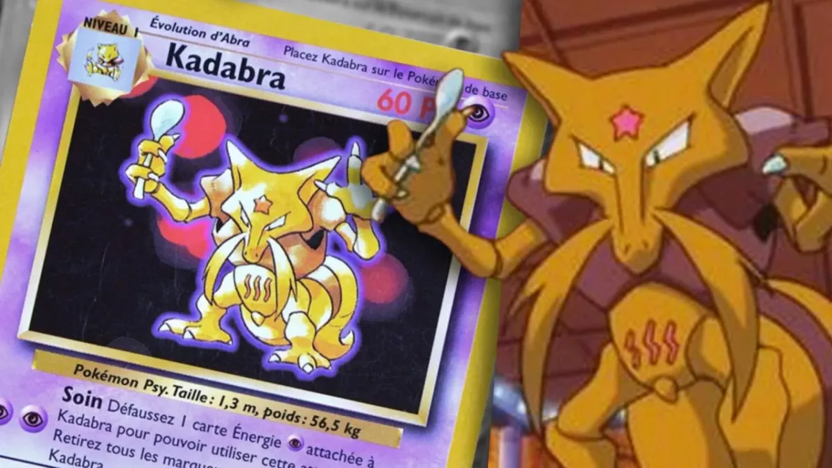 Pokémon : carte Kadabra, la raison pour laquelle le Pokémon n'apparaît plus les cartes