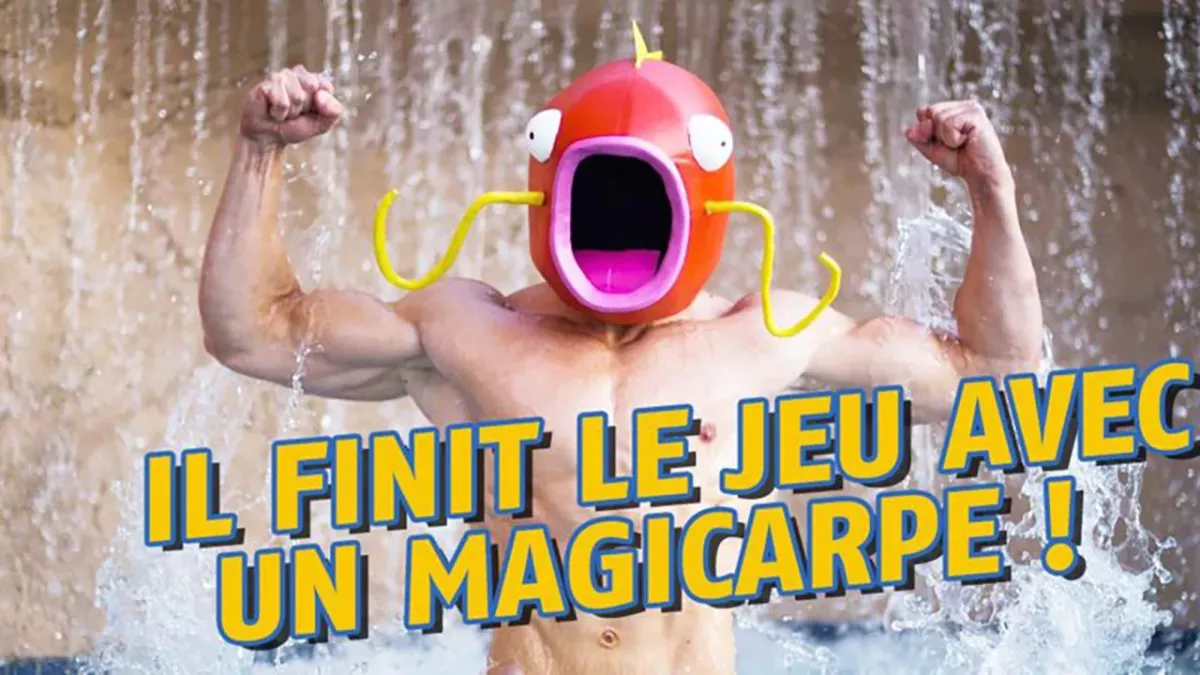 Pokémon Soleil et Lune : un joueur japonais finit le jeu avec une seule attaque de Magicarpe