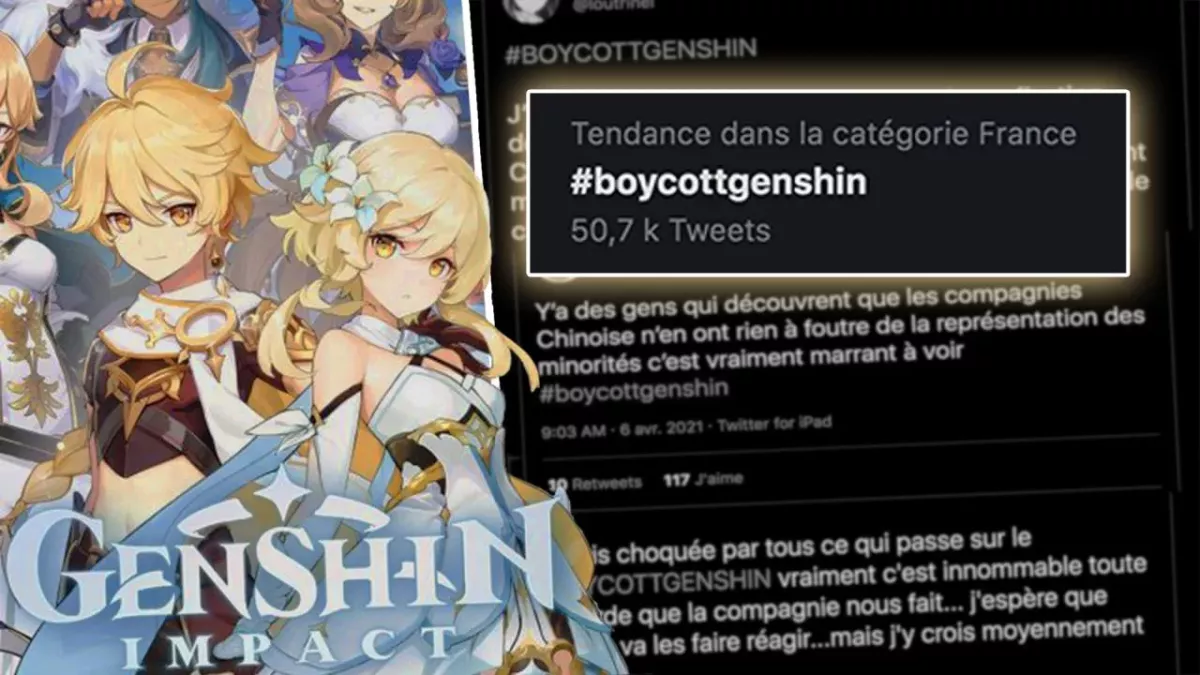 Genshin Impact : 'BoycottGenshin' en tendance à cause d'une grosse polémique