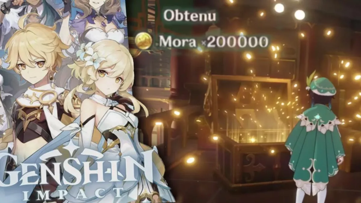 Genshin Impact : Moras faciles, un coffre de 200 000 Moras simple à trouver !