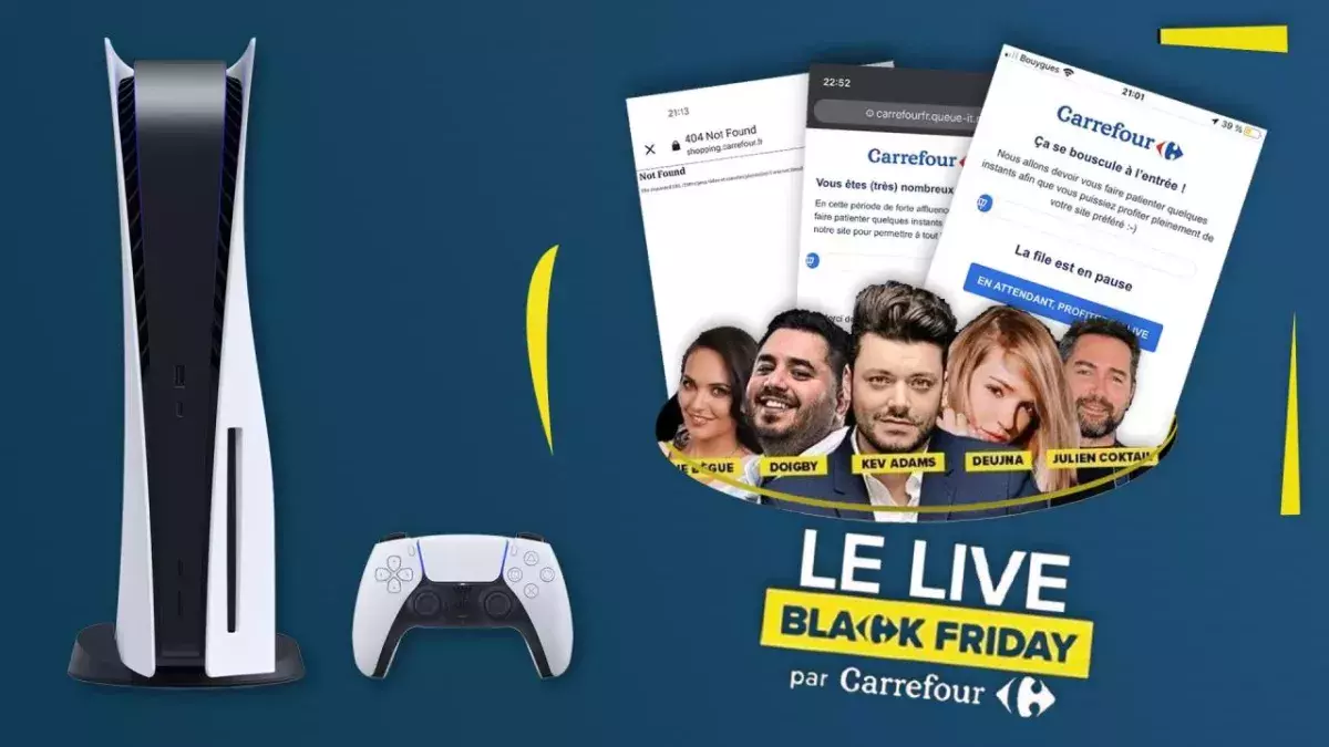 Black Friday PS5 : le gros fiasco du live télé-shopping de Carrefour