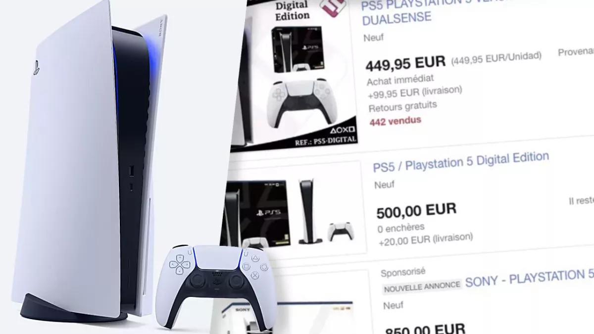 Les dernières PS5 en ventes sur eBay malgré les ruptures de stock