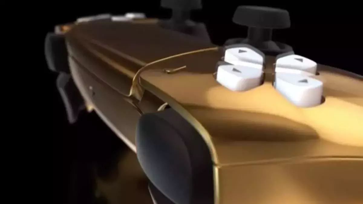 PS5: la console se couvre de 20kg d'or et se vend à un prix démesuré !