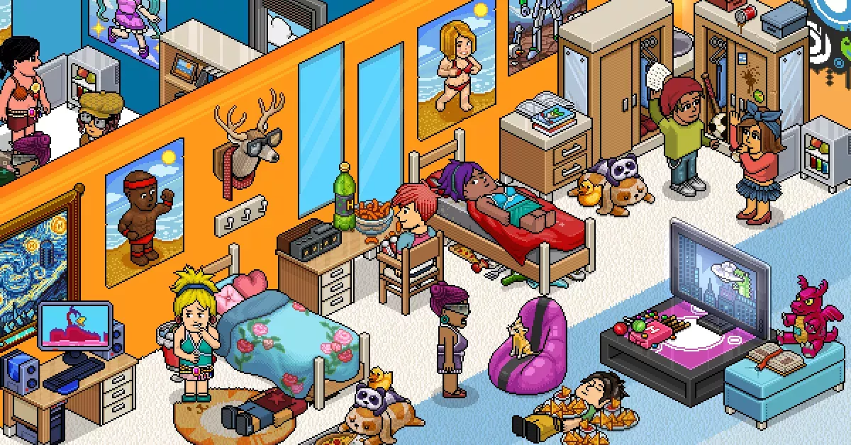 habbo hotel retro