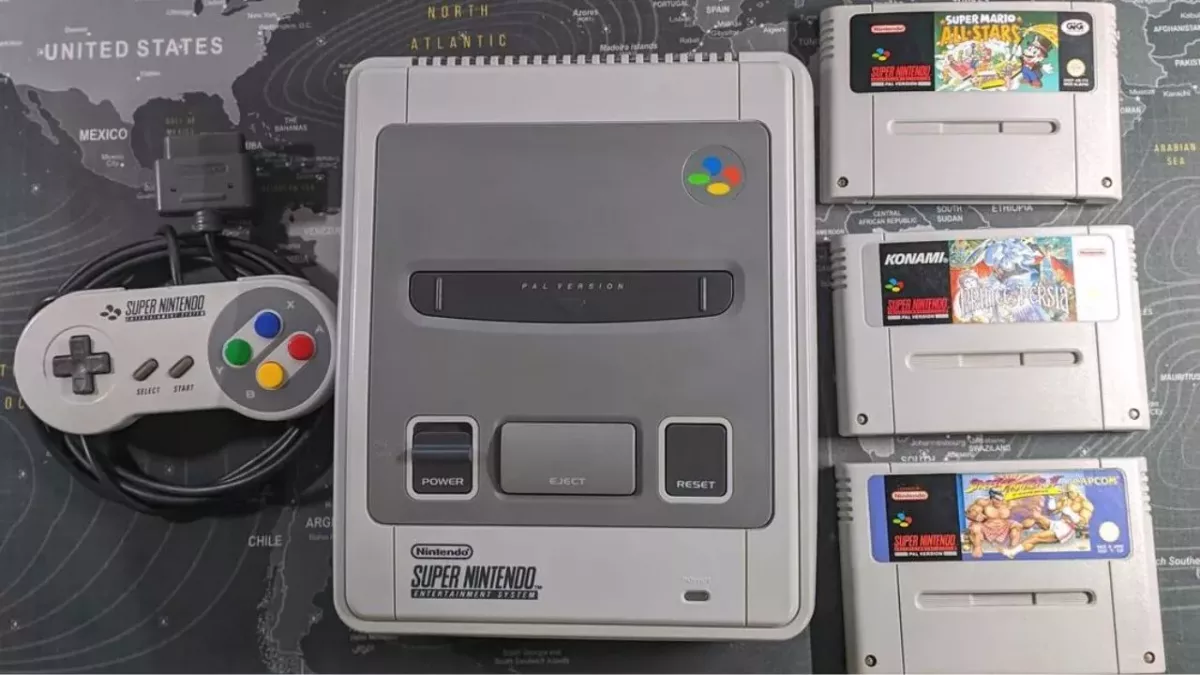 Jeu Mario culte années 90 Super Nintendo