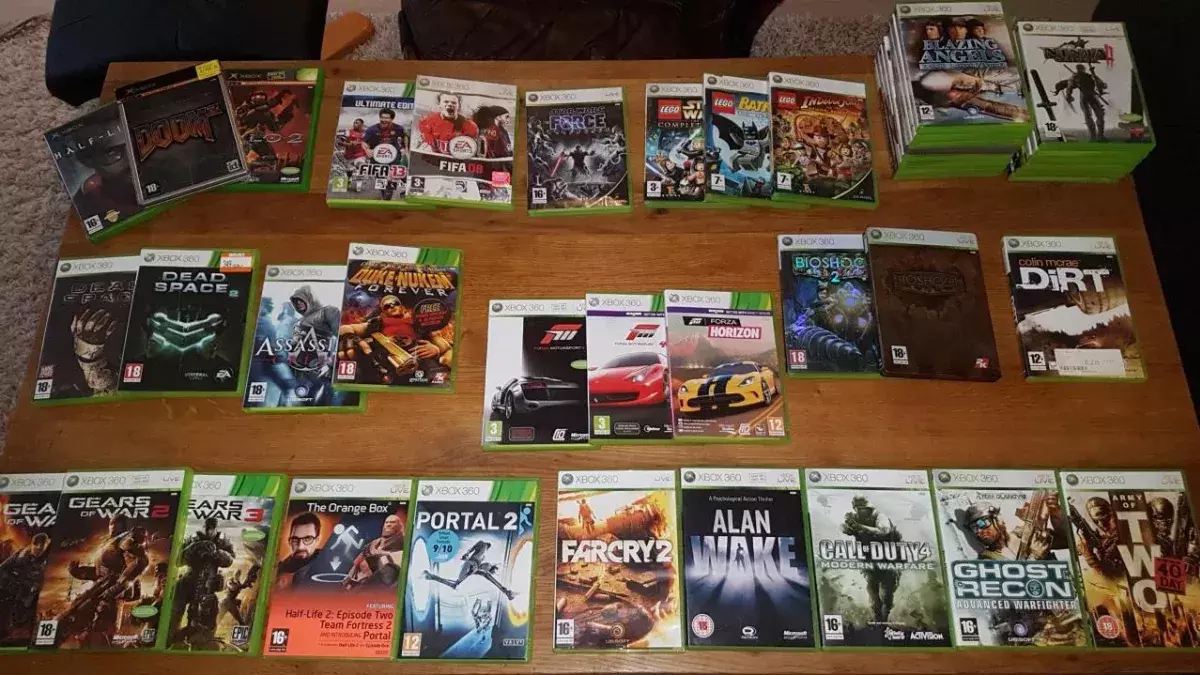 Les 10 jeux les plus vendus sur Xbox 360