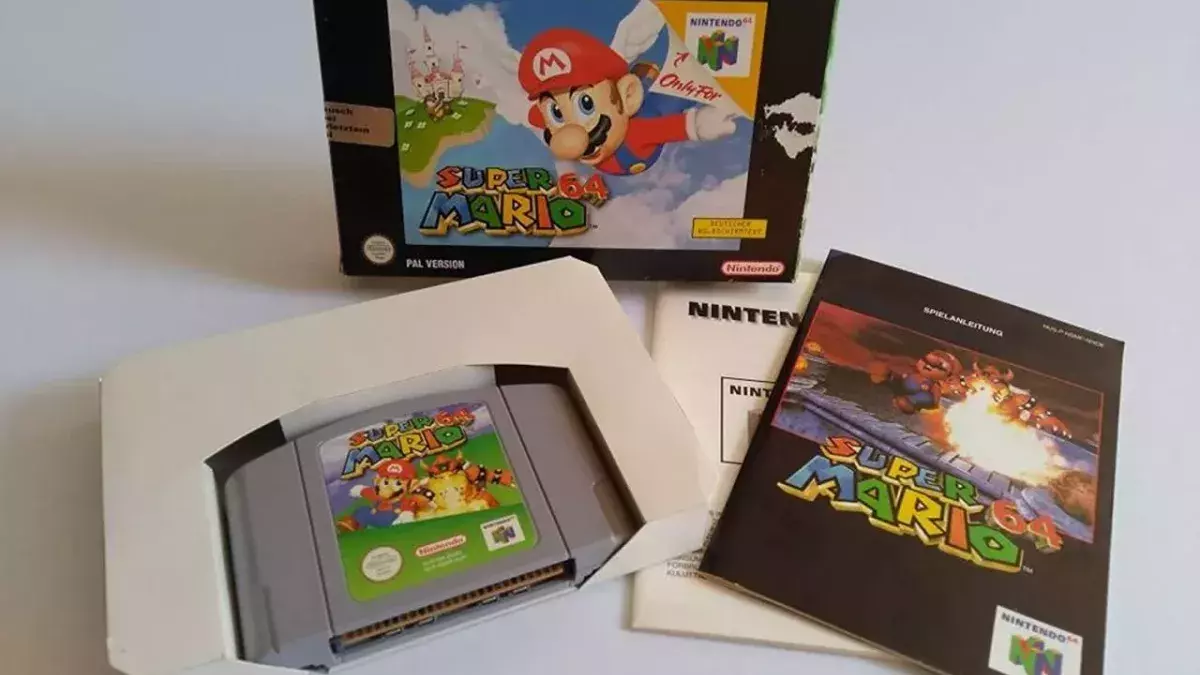 Super Mario 64 vendu aux enchères