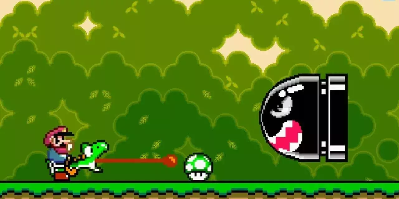 Super Mario World glitch
