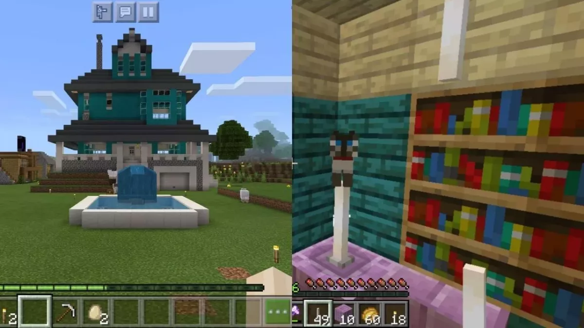 Minecraft tutoriel bibliothèque
