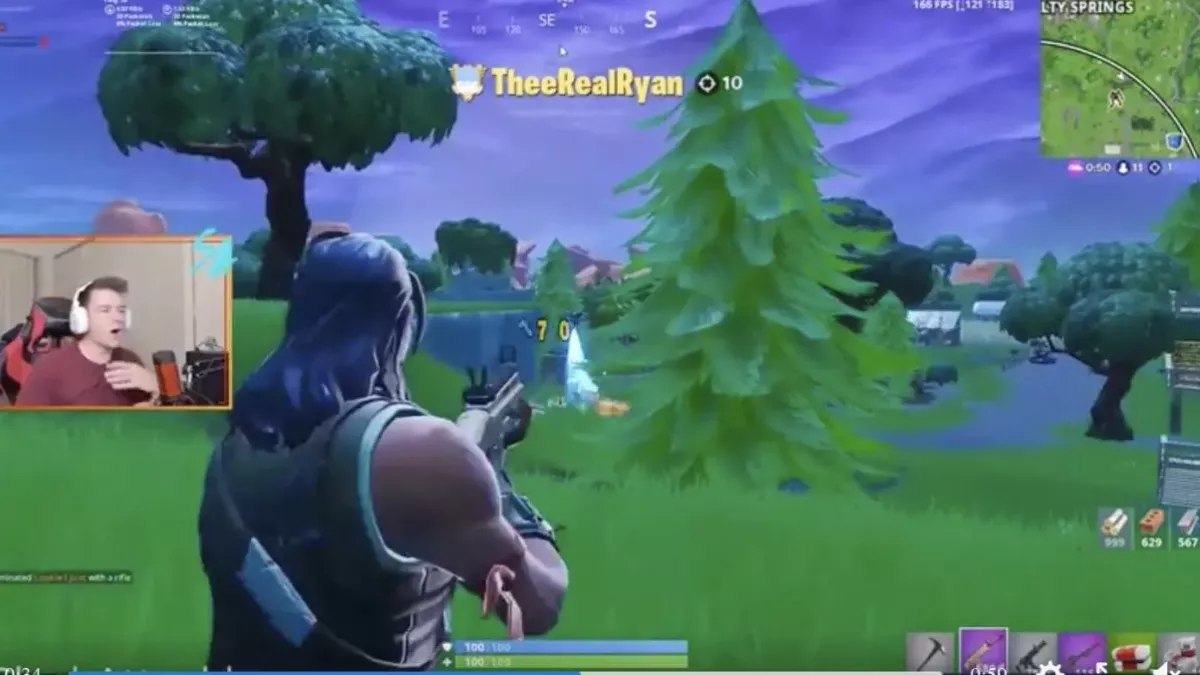 Un cheater banni en pleine game sur Fortnite ! 