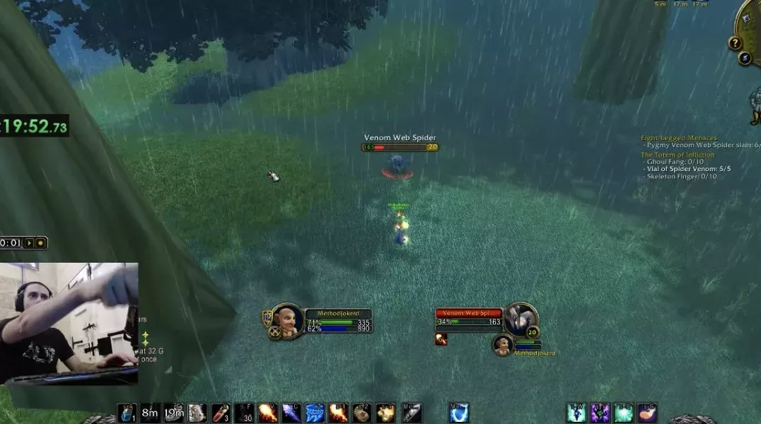 un cheater "volant" sur WoW Classic ! 