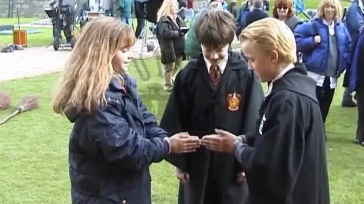 Des images inédites du tournage du premier film Harry Potter