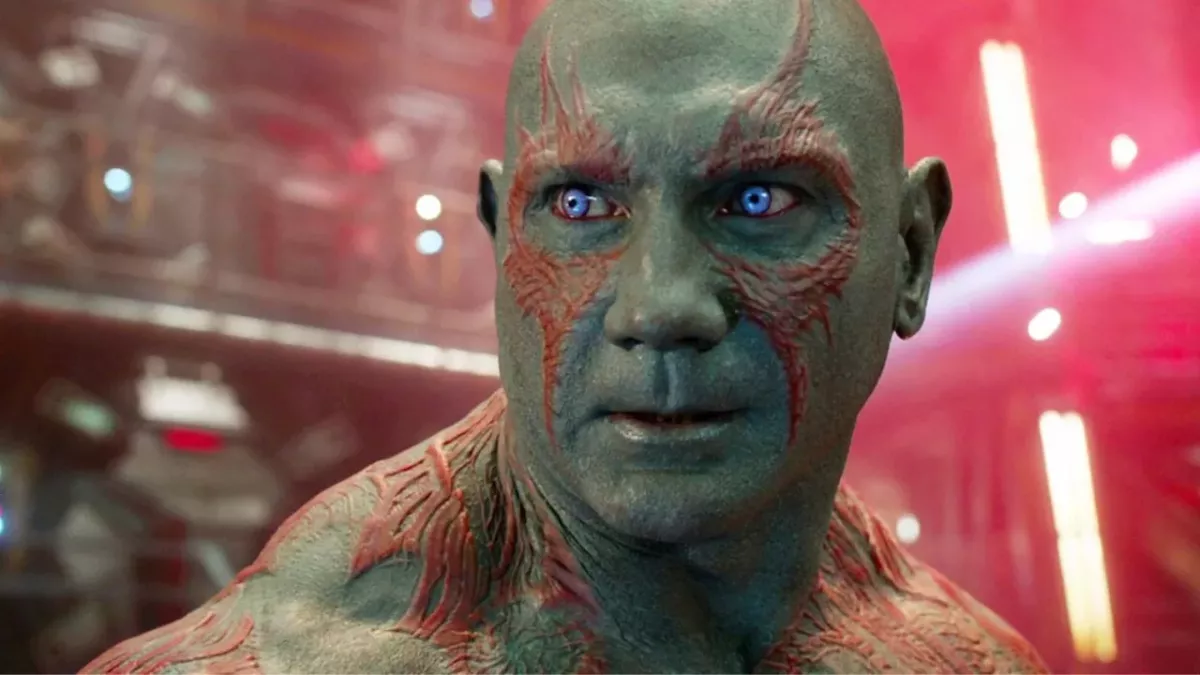 Drax incarné par Dave Bautista