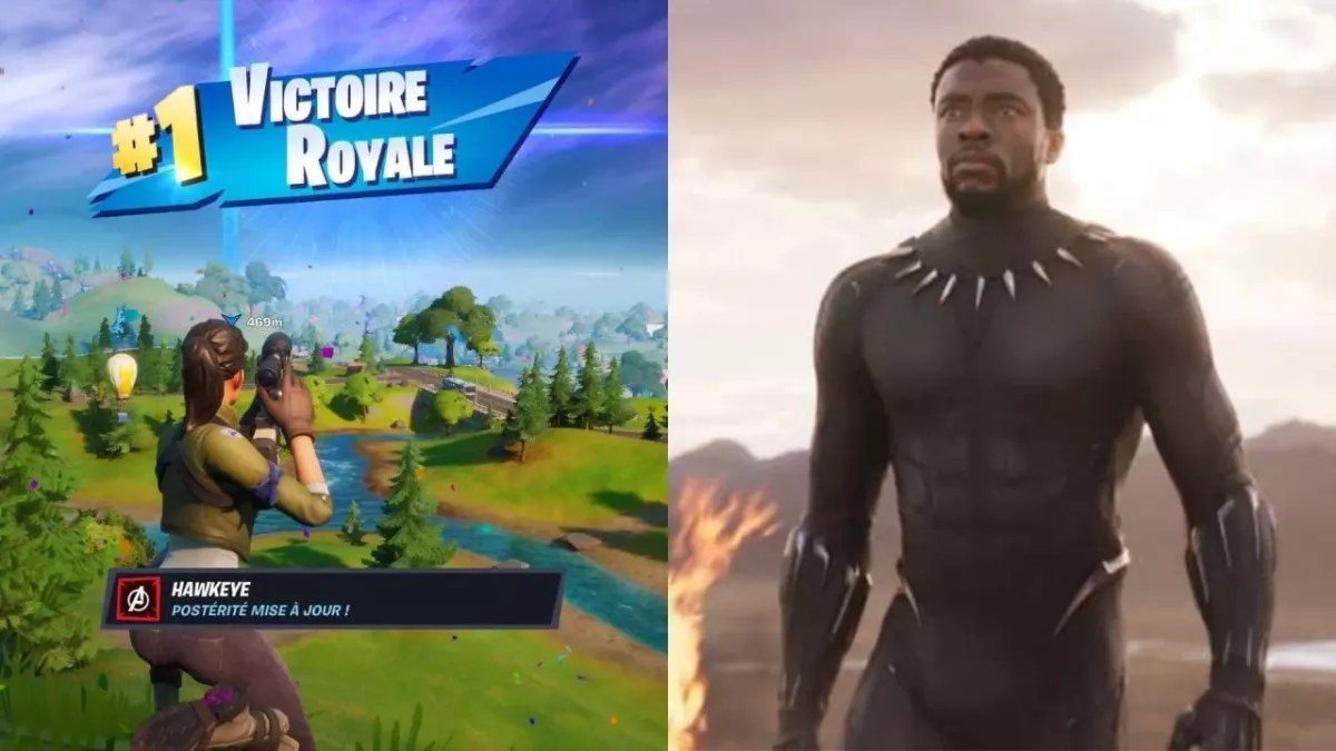 Fortnite hommage Chadwick Boseman Black Panther