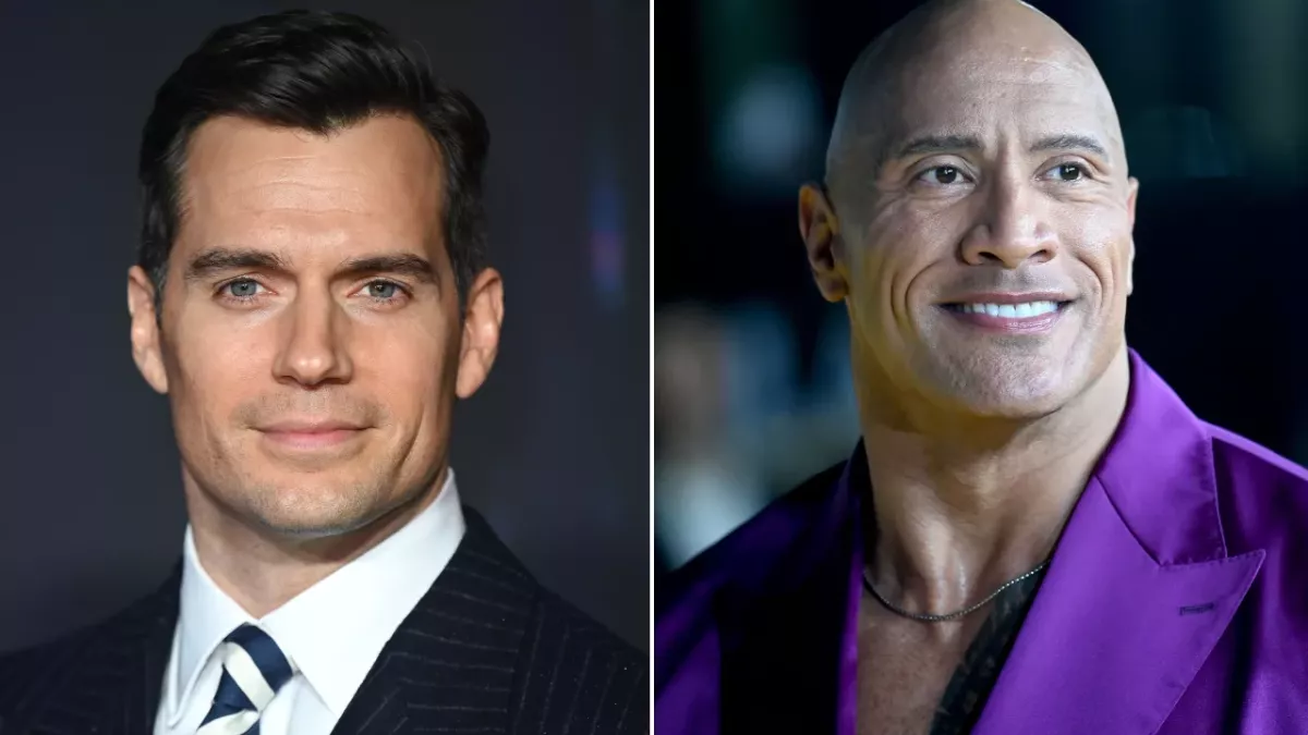 Henry Cavill et Dwayne Johnson