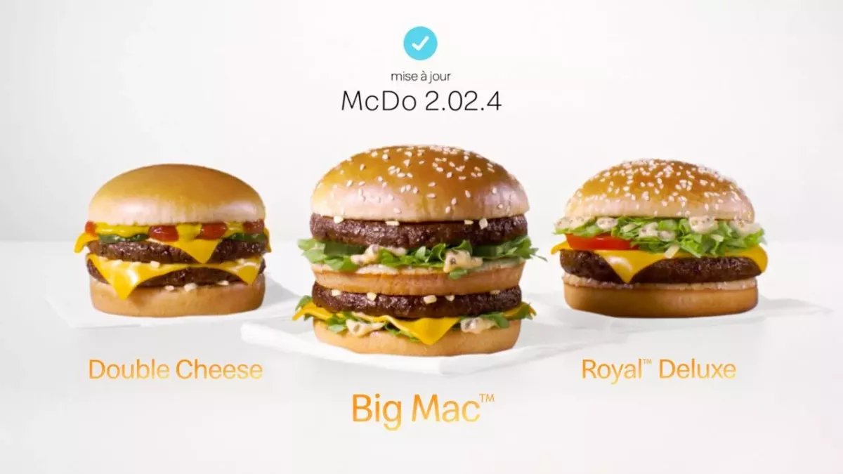 changement recette big mac mcdo
