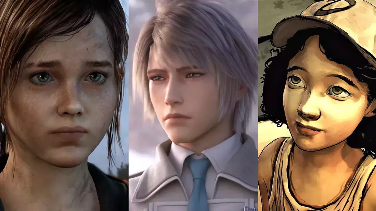 Personnages jeux vidéo grandir transformations avant après