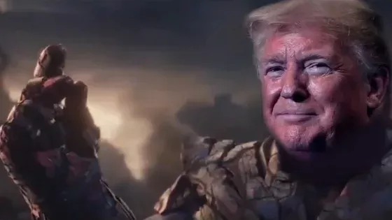 Trump se prend pour Thanos en vidéo et se fait détruire par le créateur du personnage