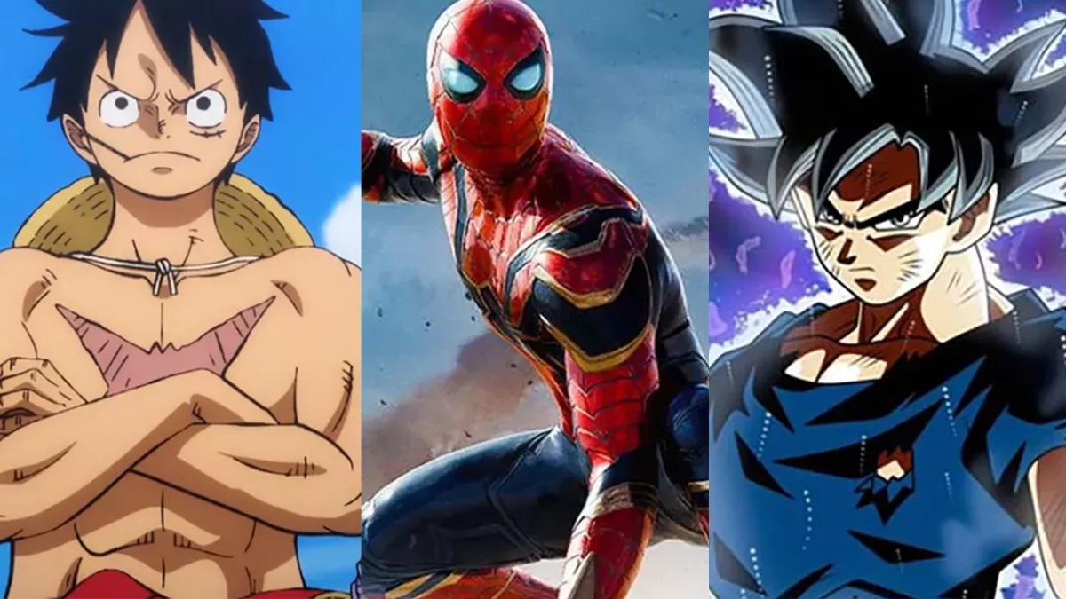 One Piece, Dragon Ball et Spider Man