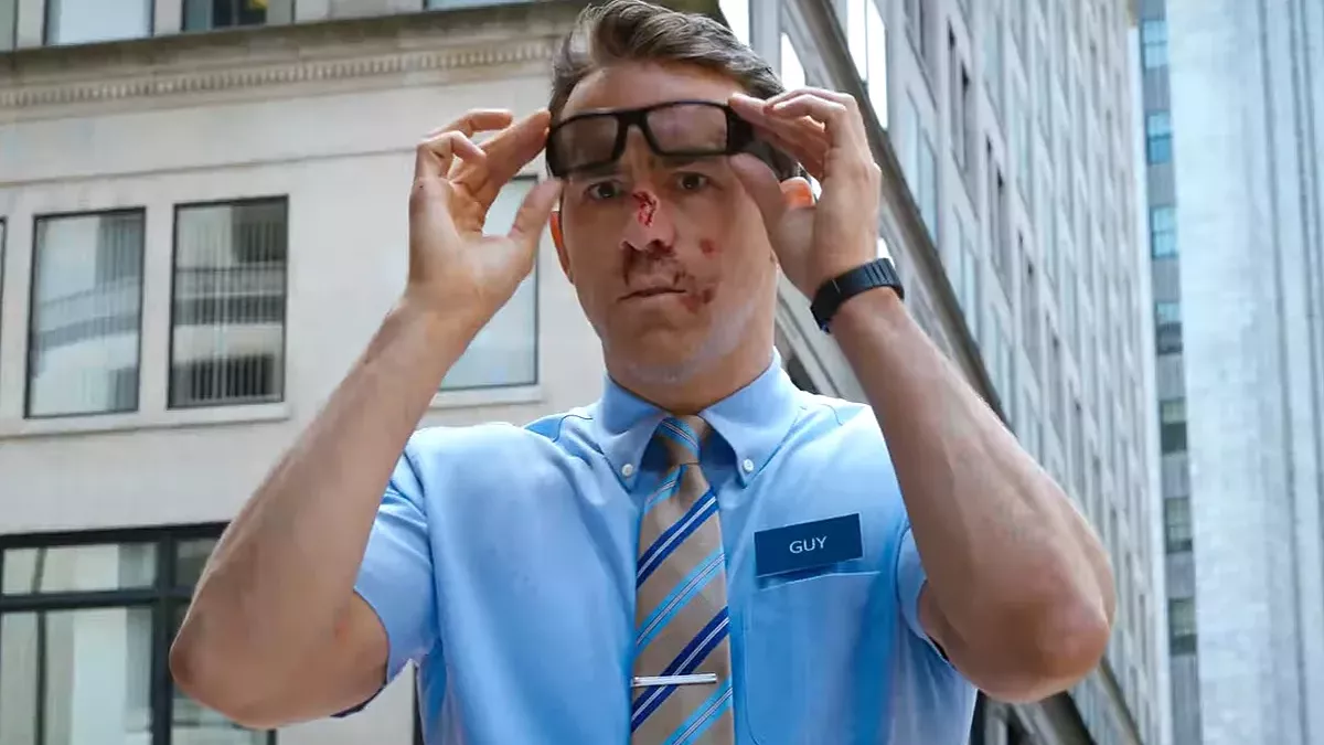Ryan Reynolds dans le rôle d'un PNJ qui se rebelle dans un film à la sauce GTA