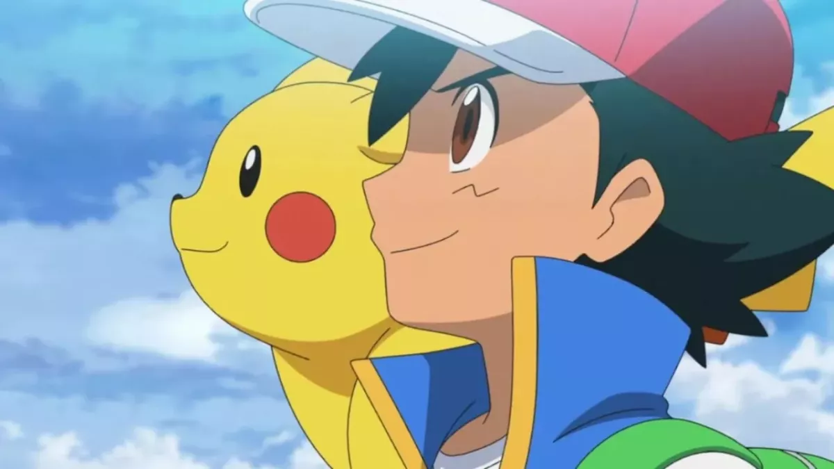Sacha et Pikachu 