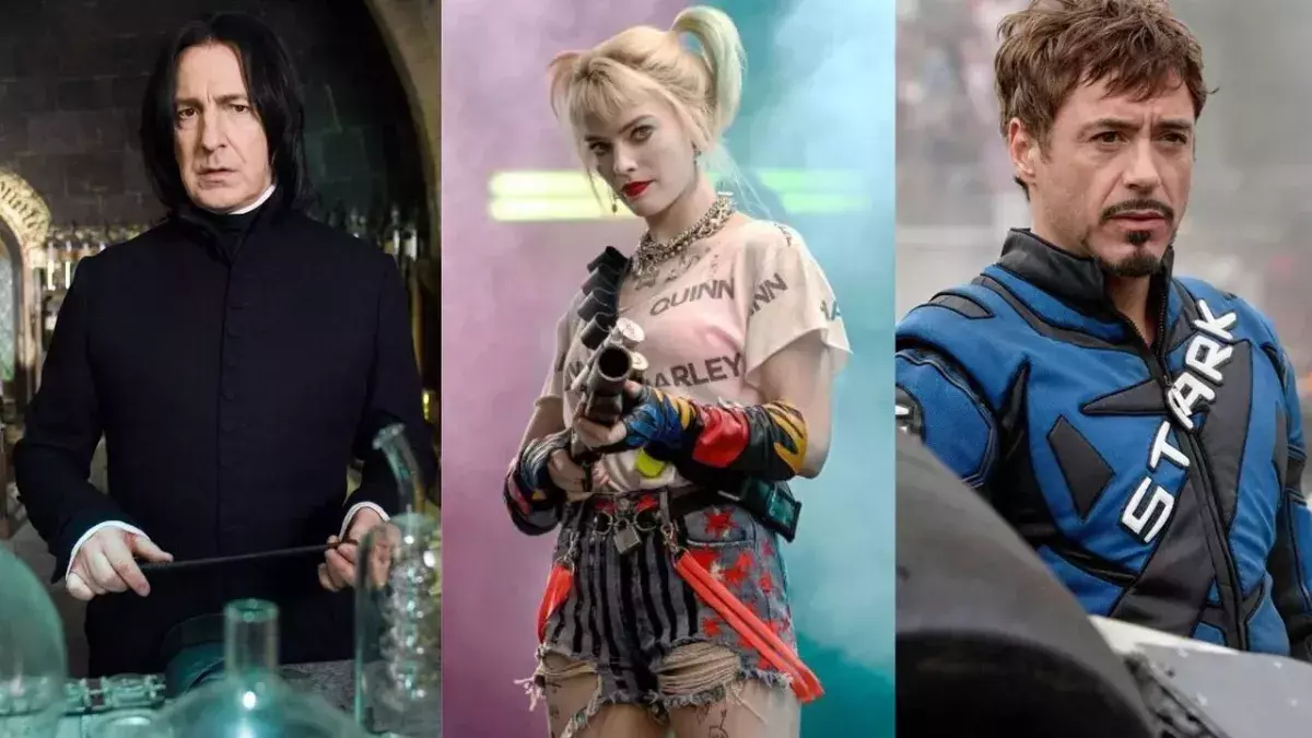 Harley Quinn, Rogue, Tony Stark