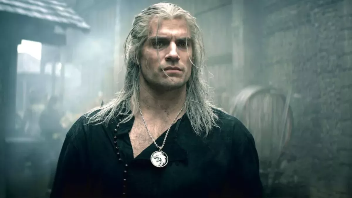 Henry Cavill (Geralt) dans la série The Witcher