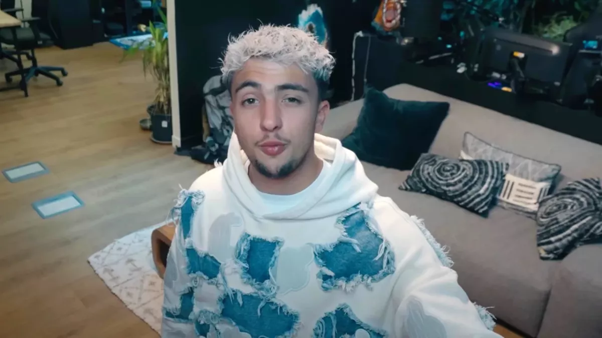 Le youtubeur Inoxtag