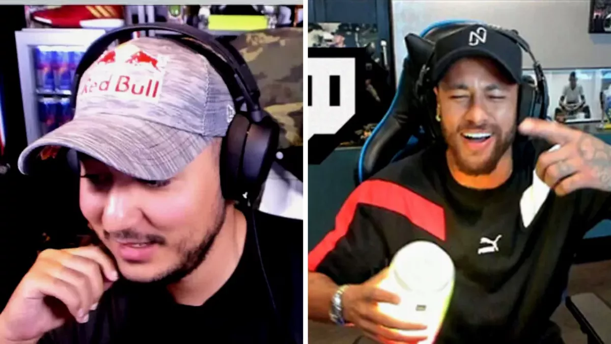 Gotaga et Neymar sur Twitch