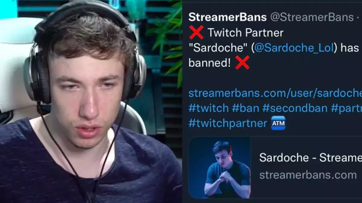 Sardoche banni de Twitch