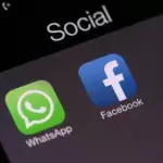 Les logos WhatsApp et Facebook