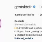 Le compte Instagram de Gentside
