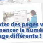 Word : comment numéroter les pages rapidement ?